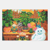 Louis Wain, Katzen & Kätzchen Geschenkpapier Set (Vorderseite 3)