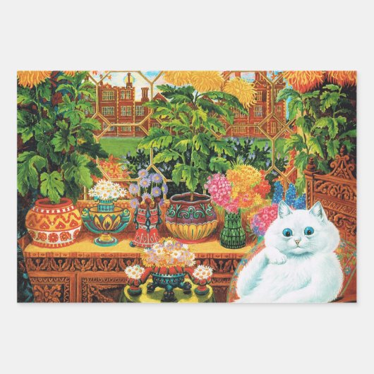 Louis Wain, Katzen & Kätzchen Geschenkpapier Set (Vorderseite 3)