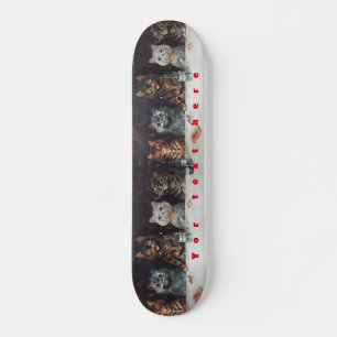 Louis Wain Katzen Skateboard