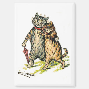 Louis Wain, Katzenpaar Magnet