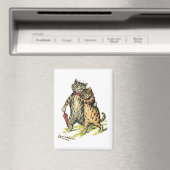 Louis Wain, Katzenpaar Magnet (In Situ (Geschirrspüler))