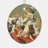 Louis Wain Merry Christmas Keramik Ornament (Links)