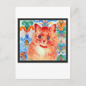 Louis Wain, Orange Ginger Cat, Art Postkarte (Vorderseite)