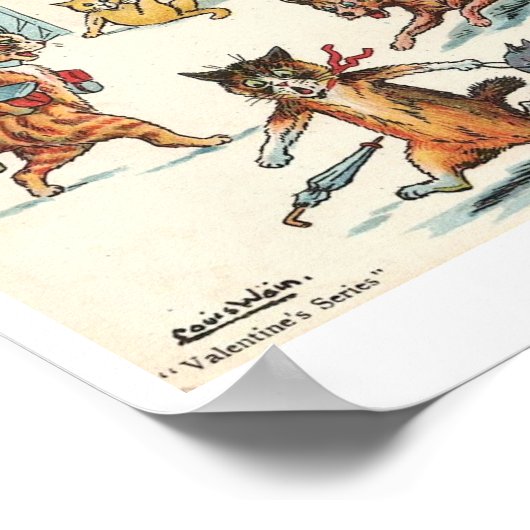 Louis Wain Poster (Ecke)