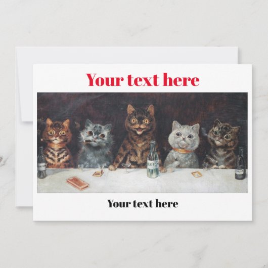 Louis Wain Poster Einladung (Vorderseite)