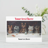 Louis Wain Poster Einladung (Stehend Vorderseite)