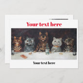 Louis Wain Poster Einladung (Vorne/Hinten)