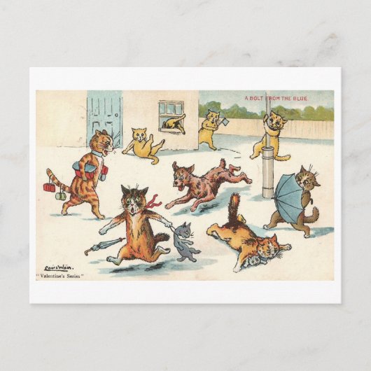 Louis Wain Postkarte (Vorderseite)