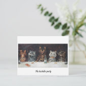 Louis Wain Postkarte (Stehend Vorderseite)