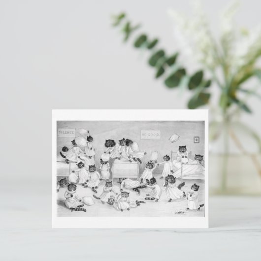 Louis Wain Postkarte (Stehend Vorderseite)