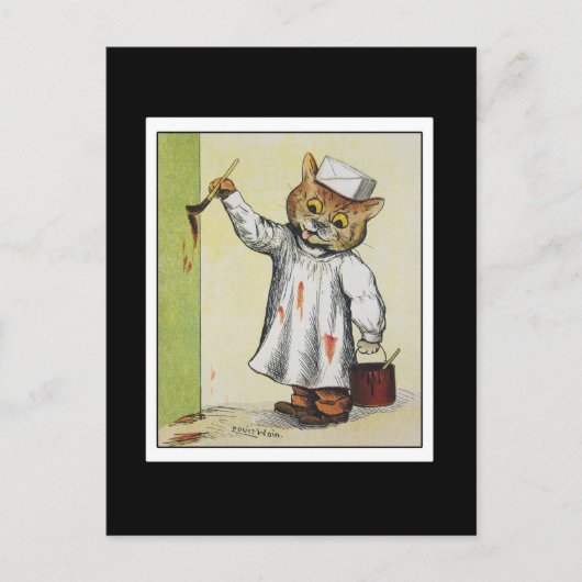 Louis Wain Postkarte (Vorderseite)
