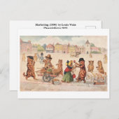 Louis Wain  Postkarte (Vorne/Hinten)
