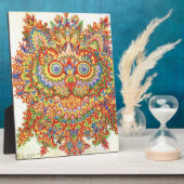 Louis Wain Psychedelic Cat Colorful Fotoplatte (Seite)