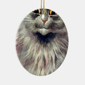 Louis Wain Russian Blue Cat Keramik Ornament (Rechts)