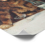 Louis Wain Smoking And Drinking Poster (Ecke)