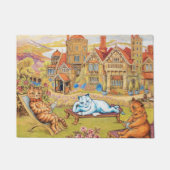 Louis Wain - Summer Tea Party Fußmatte (Vorderseite)