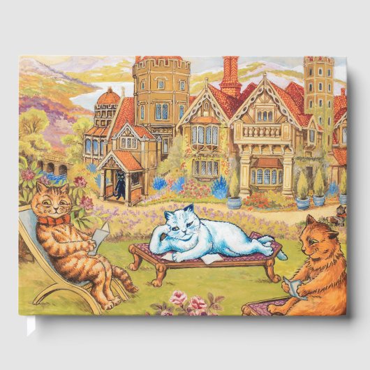 Louis Wain - Summer Tea Party Gästebuch (Vorderseite)