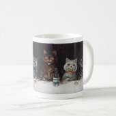 Louis Wain “ The bachelor party ” Kaffeetasse (VorderseiteRechts)