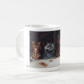 Louis Wain “ The bachelor party ” Kaffeetasse (Vorderseite Links)
