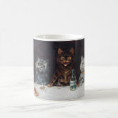 Louis Wain “ The bachelor party ” Kaffeetasse (Mittel)