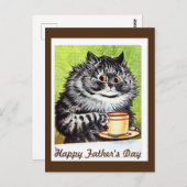Louis Wain, Vatertag Cat Postcard Postkarte (Vorne/Hinten)