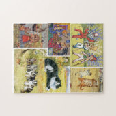 Louis Wain viele Bilder Spaß Puzzle (Horizontal)