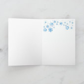 Louis Wain Weihnachtskatze Faltkarte Karte (Innenseite)