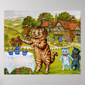 Louis Wain - Zwei Milchkrüge, Poster (Vorne)