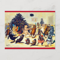 Louis Wains Katzen-Weihnachtsfeier
