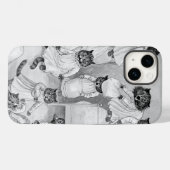 Louis Wains Kittens im Dorm Case-Mate iPhone Hülle (Rückseite (Horizontal))
