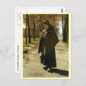 Louis Welden Hawkins, ein Bauer Postkarte (Vorne/Hinten)