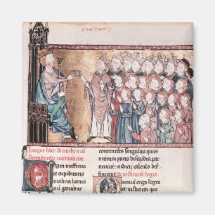 Louis X störrisch, die Charter zu gebend Magnet