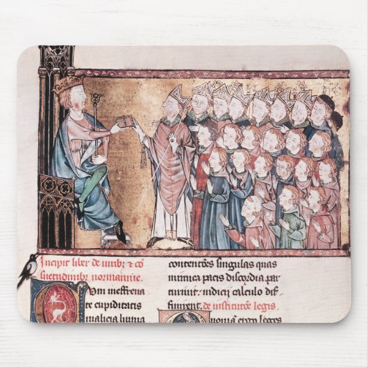 Louis X störrisch, die Charter zu gebend Mousepad (Vorne)