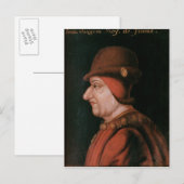 Louis XI Postkarte (Vorne/Hinten)