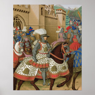 Louis XII (1462-1515) Verlassend Alexandria auf de Poster