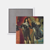 Louis XIII gekrönt vom Sieg, 1635 Magnet (Vorderseite/Rückseite)