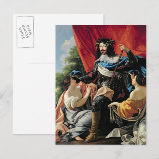 Louis XIII Postkarte (Vorne/Hinten)