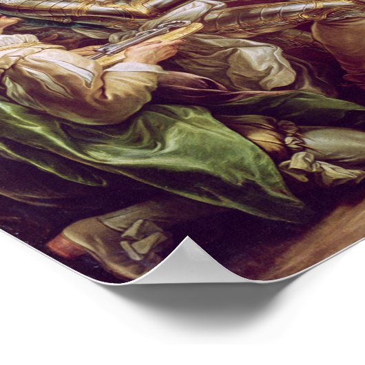 Louis XIII widmet der Kirche Poster (Ecke)