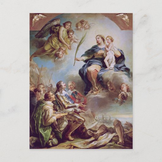 Louis XIII widmet der Kirche Postkarte (Vorderseite)