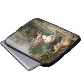 Louis XIV (1638-1715) die Belagerung eines Ci Laptopschutzhülle (Vorne Knopf)