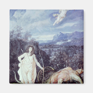 Louis XIV als Apollo, Schicht von Python Magnet