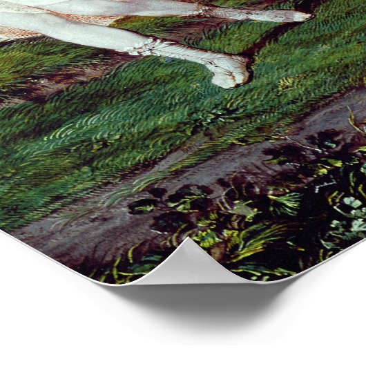 Louis XIV als Apollo, Schicht von Python Poster (Ecke)