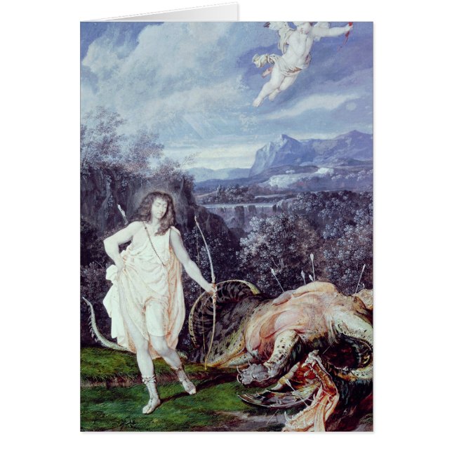 Louis XIV als Apollo, Slayer der Pythonschlange (Vorne)