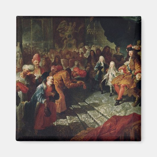 Louis XIV als Botschafter Persiens Magnet (Vorne)