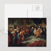 Louis XIV als Botschafter Persiens Postkarte (Vorne/Hinten)