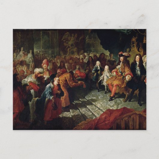 Louis XIV als Botschafter Persiens Postkarte (Vorderseite)