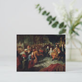 Louis XIV als Botschafter Persiens Postkarte (Stehend Vorderseite)