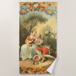 Louis XIV Couple Strandtuch