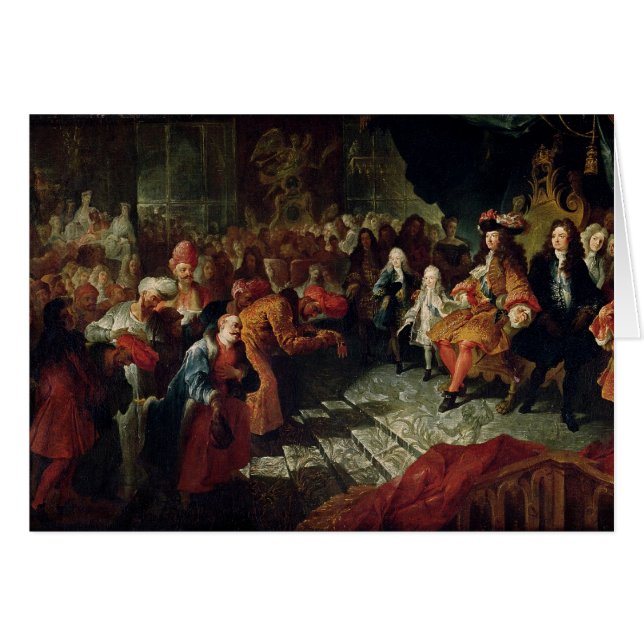 Louis XIV den persischen Botschafter empfangend (Vorderseite (Horizontal))