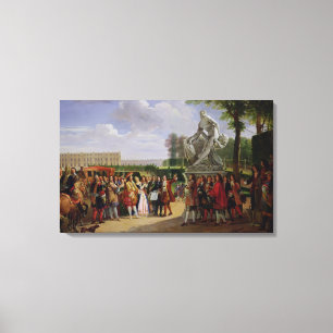Louis XIV einweihenpugets 'Milo von Leinwanddruck